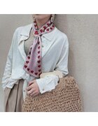 Pursehuit Розов шал с щампа Anya C3