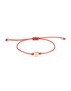Pursehuit Златна гривна червен конец и висулка сърце Paw C7