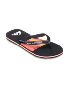 QUIKSILVER Чехли Molokai Stripe 25 Черен/Корал