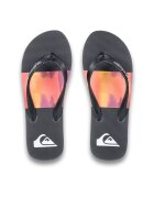 QUIKSILVER Чехли Molokai Stripe 25 Черен/Корал