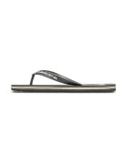 QUIKSILVER Чехли с лого Molokai Зелен/Каки/Мръснобял