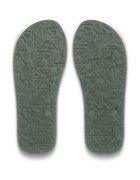 QUIKSILVER Чехли с лого Molokai Зелен/Каки/Мръснобял