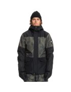 QUIKSILVER Мъжко ски яке - Полиестер - Черно/Камуфлаж