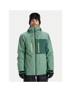 QUIKSILVER Мъжко яке за сноуборд - зелено - полиестер - цип