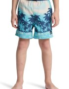 QUIKSILVER Плувни шорти Everyday с принт и връзка Тюркоаз/Бежов/Тъмносин