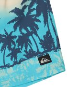 QUIKSILVER Плувни шорти Everyday с принт и връзка Тюркоаз/Бежов/Тъмносин