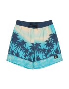 QUIKSILVER Плувни шорти Everyday с принт и връзка Тюркоаз/Бежов/Тъмносин