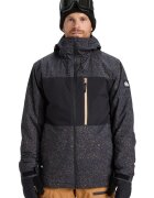 QUIKSILVER Ски яке Sycamore с принт - Черен/Бежов/Тъмносин