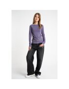 R/ Тясна блуза с едноцветен мотив