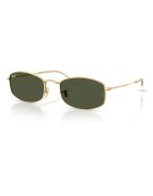 Ray-Ban Овални слънчеви очила с плътни стъкла Златист