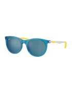 Ray-Ban Слънчеви очила Pantos - Светло сив/Шафраново жълто/Син