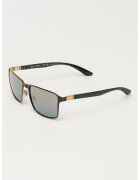 Ray-Ban Унисекс огледални слънчеви очила с поляризация - Златист/Черен