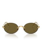 Ray-Ban Унисекс овални слънчеви очила A$AP ROCKY Златист/Каки