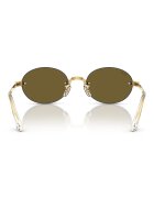 Ray-Ban Унисекс овални слънчеви очила A$AP ROCKY Златист/Каки