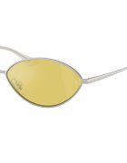 Ray-Ban Унисекс овални слънчеви очила Kai Сребрист