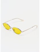 Ray-Ban Унисекс овални слънчеви очила Kai - Златист/Черен