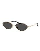 Ray-Ban Унисекс овални слънчеви очила Kai Златист/Черен