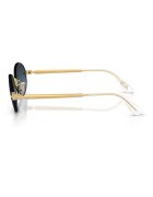 Ray-Ban Унисекс овални слънчеви очила с лого Бледо злато