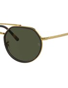 Ray-Ban Унисекс овални слънчеви очила Златист/Черен