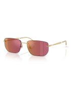 Ray-Ban Унисекс правоъгълни слънчеви очила Златист/Прозрачен