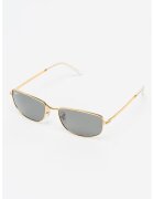 Ray-Ban Унисекс слънчеви очила с метална рамка - Златист/Прозрачен