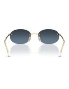 Ray-Ban Унисекс слънчеви очила с метална рамка Златист/Тъмносин