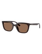 Ray-Ban Унисекс слънчеви очила Wayfarer с плътни стъкла Тъмнокафяв