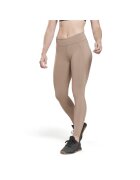 Reebok Дамски спортни панталони клин Светлокафяв