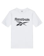 Reebok Къс комплект Памук Бял/Черен