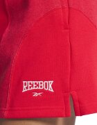 Reebok Къс панталон Varsity с висока талия и бродирано лого Червен