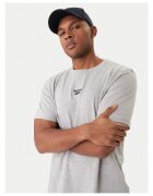 Reebok Комплект тениска и къси панталони за мъже тъмносин сив памук