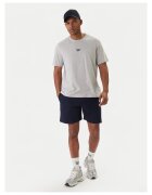 Reebok Комплект тениска и къси панталони за мъже тъмносин сив памук