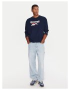 Reebok Мъжка блуза памук тъмносин