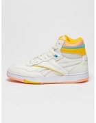 Reebok Унисекс кожени баскетболни обувки BB 4000 - Жълт/Бял/Син