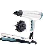Remington Подаръчен комплект Преса за коса + Сешоар Shine Therapy