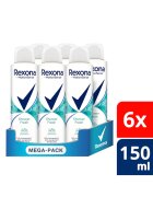 Rexona Антиперспирант за душ Clean 6 x 150 мл