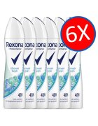 Rexona Антиперспирант за душ Clean 6 x 150 мл
