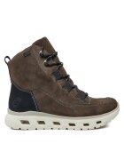 Rieker Дамски боти M6012-25 - кафяви - текстил