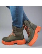 Rieker ДАМСКИ ЕЖЕДНЕВНИ БОТУШИ W1871-54 КХАКИ ЗЕЛЕНО