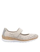 Rieker Дамски спортни обувки - ANTISTRESS - N4299-60 кремави - екокожа