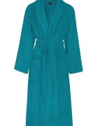 Roberto Cavalli Халат за баня - Cappuccio - памук - син - L/XL