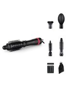 Rowenta Четка за коса x Karl Lagerfeld Express Style F0 - С горещ въздух - 800 W - 3 настройки за скорост/температура - 5 аксесоара - Покритие Keratin & Glow - Функция за ...