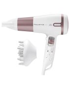 Rowenta Сешоар Pro Respect Premium Care - 2400 W - Активен дифузер - Йонизационна функция - 3 температурни настройки - 2 скорости - Cool Shot - Бял