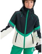 ROXY Ски яке Peak Chic със Softshell - Бял/Зелен/Черен