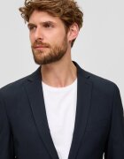 s.Oliver BLACK LABEL Мъжко елегантно сако с кройка Regular Fit Тъмносин