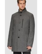 s.Oliver BLACK LABEL Мъжко палто с двойно закопчаване 2 наклонени джоба Regular fit Tъмносив