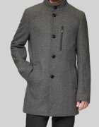 s.Oliver BLACK LABEL Мъжко палто с двойно закопчаване 2 наклонени джоба Regular fit Tъмносив