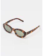 Saint Laurent Овални слънчеви очила Tortoise