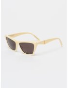 Saint Laurent Слънчеви очила Cat-eye - Слонова кост