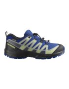 Salomon Непромокаеми обувки за бягане XA Pro V8 - Черен/Кралско Синьо/Лайм зелено